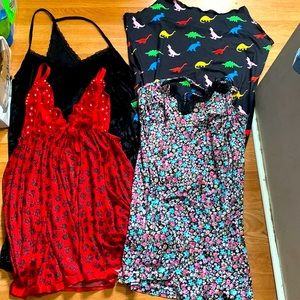 Bundle 3 plus size intimates sleepwear, great conditions super stretchy